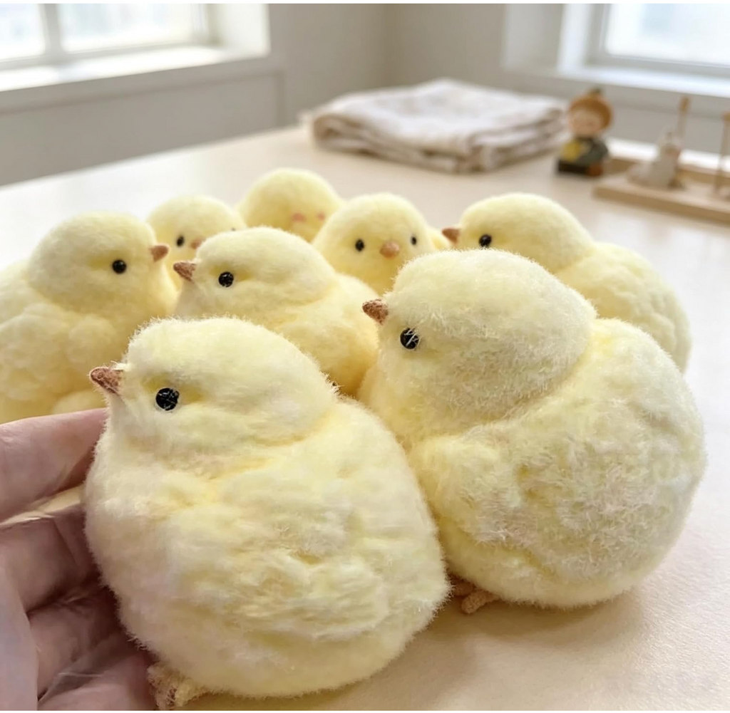 Squishy poussin anti-stress